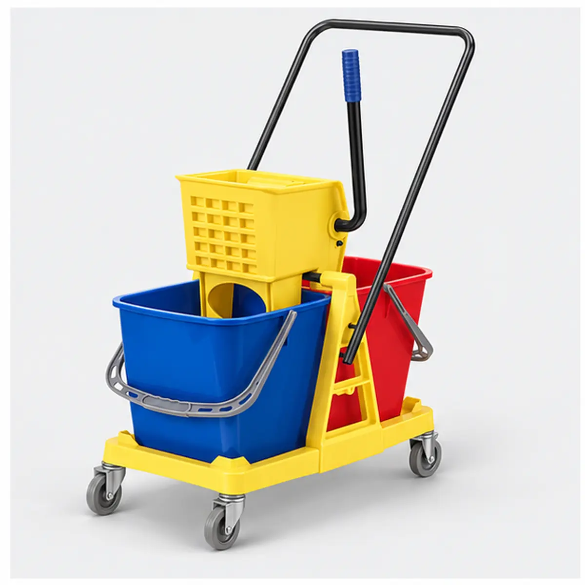Moral Clean 60 L Double Mop Wringer Trolley MC-DW-600 front view