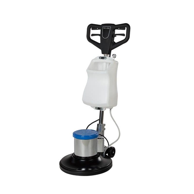 Single disk floor scrubbing machine