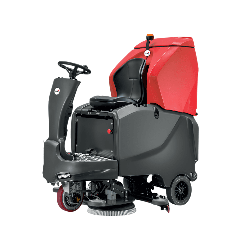biemmedue WET 560 BA ride-on scrubber dryer side profile